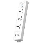 LINKCOMN Power Strip - 3 Sockets + 1 TYPE-C + 2 USB 1.6m Power Cord