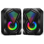 E-1047 Multimedia Speaker With LED AUX ,USB power