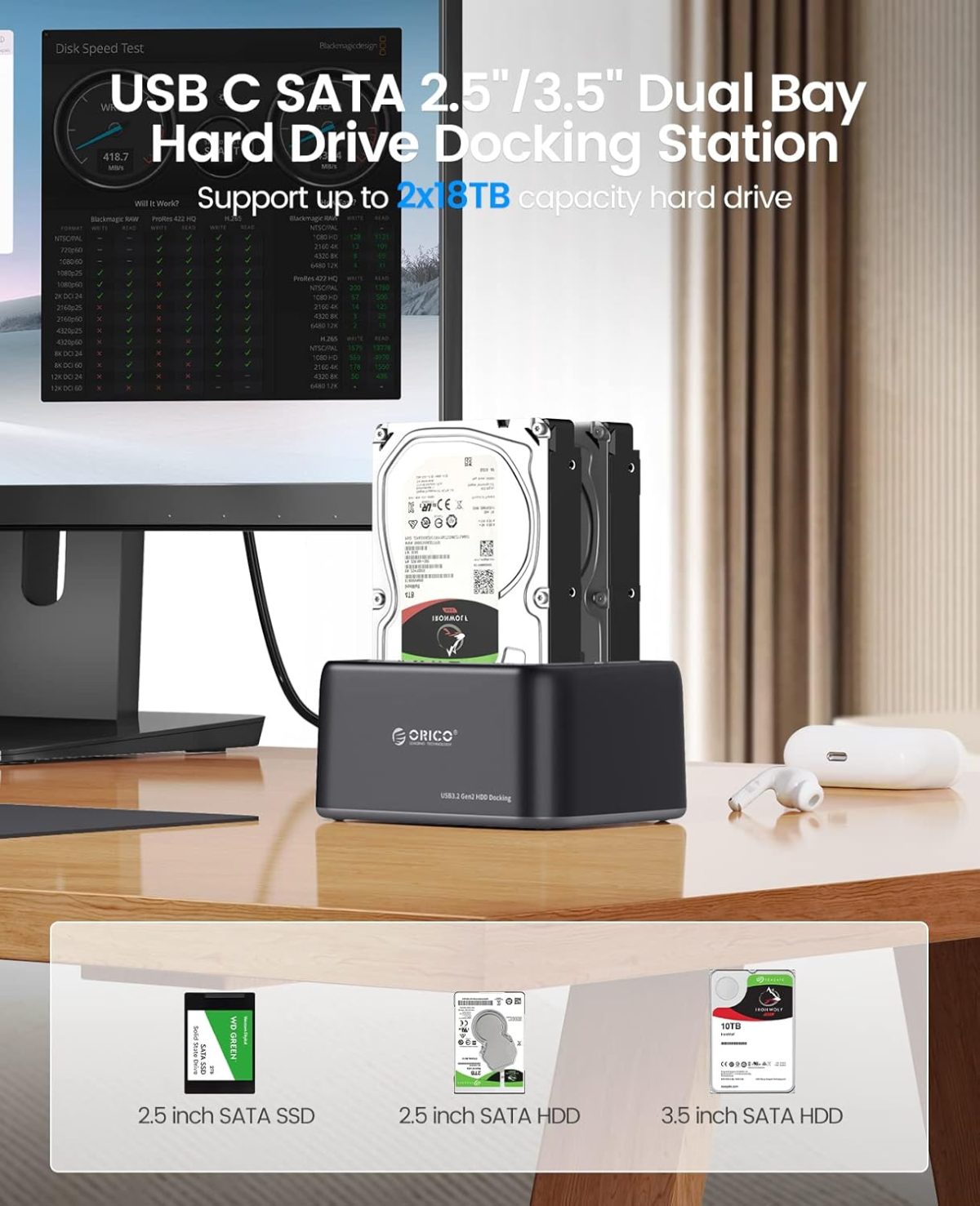 Orico Dual Bay SATA