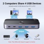 UGreen USB 3 Sharing Switch 2-in 4-Out CM662 15705